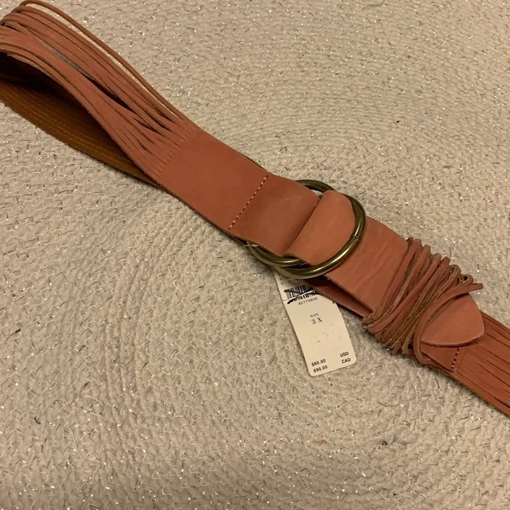 Anthropologie leather belt size 3X new with tags Tonya belt